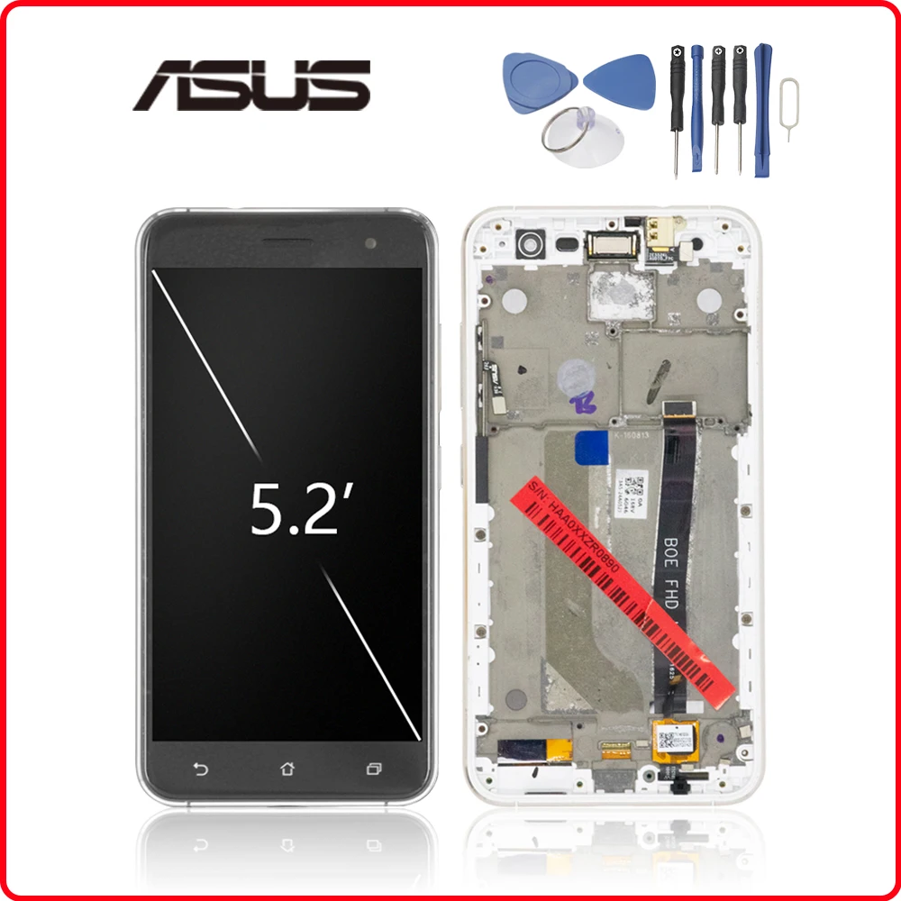 5.2" Original For ASUS Zenfone 3 ZE520KL LCD Display Touch Screen Digitizer Assembly for ASUS Zenfone 3 ZE520KL Display
5.2" Original For ASUS Zenfone 3 ZE520KL LCD Display Touch Screen Digitizer Assembly for ASUS Zenfone 3 ZE520KL Display