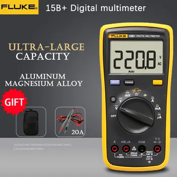 Fluke 15B+ Digital Multimeter Auto Range 4000 Counts AC/DC Voltage Current Resistance Meter Capacitance Frequency Tester
Fluke 15B+ Digital Multimeter Auto Range 4000 Counts AC/DC Voltage Current Resistance Meter Capacitance Frequency Tester