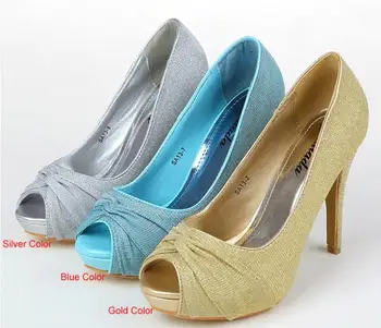 2020 Sexy Woman High-heeled shoes Peep Toe Platform Fashion Formal Dress Shoes wedding Shoes Silver/Gold/Blue Color
2020 Sexy Woman High-heeled shoes Peep Toe Platform Fashion Formal Dress Shoes wedding Shoes Silver/Gold/Blue Color