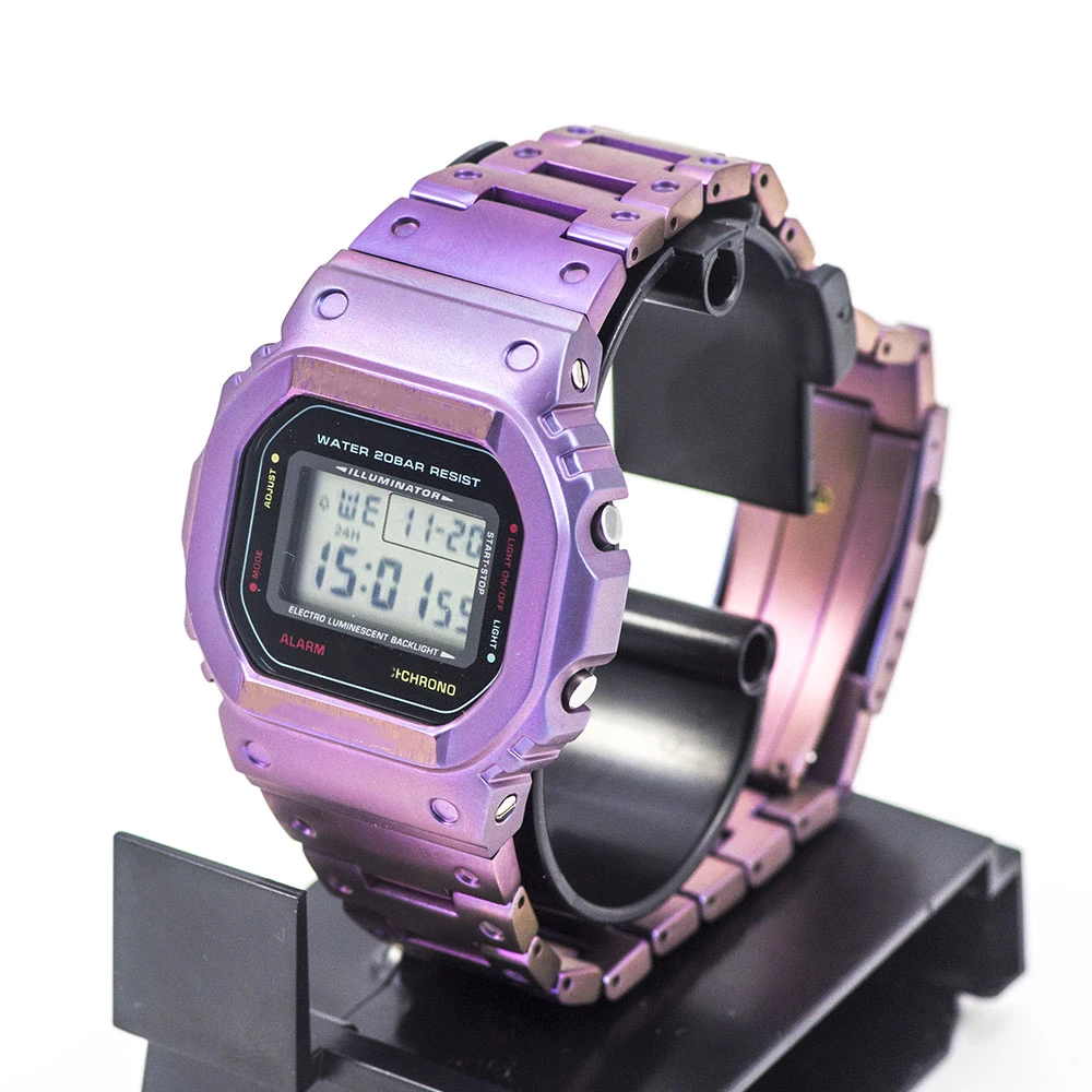 Star Purple Titanium Alloy DW5600 GW-M5610 Super Light Watch Set Watchband Bezel
Star Purple Titanium Alloy DW5600 GW-M5610 Super Light Watch Set Watchband Bezel
