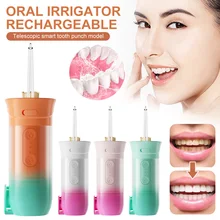 Oral Irrigator Rechargeable 200ML Water Flosser Dental Teeth Cleaner for Plaque Food Residue Portable Teeth Cleaner
Oral Irrigator Rechargeable 200ML Water Flosser Dental Teeth Cleaner for Plaque Food Residue Portable Teeth Cleaner