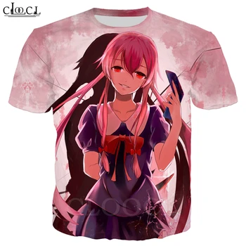 Anime Future Diary T Shirt Men Women Gasai Yuno Cartoon Character Cosplay Short Sleeve Sweatshirt Casual Streetwear Tops T457
Anime Future Diary T Shirt Men Women Gasai Yuno Cartoon Character Cosplay Short Sleeve Sweatshirt Casual Streetwear Tops T457