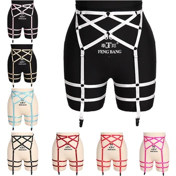 Womens Gothic Leg Garter Belt Punk Fetish Leg Harness Sexy Pole Dance Bondage Body Harness Belt Thigh stockings Garter 
Womens Gothic Leg Garter Belt Punk Fetish Leg Harness Sexy Pole Dance Bondage Body Harness Belt Thigh stockings Garter