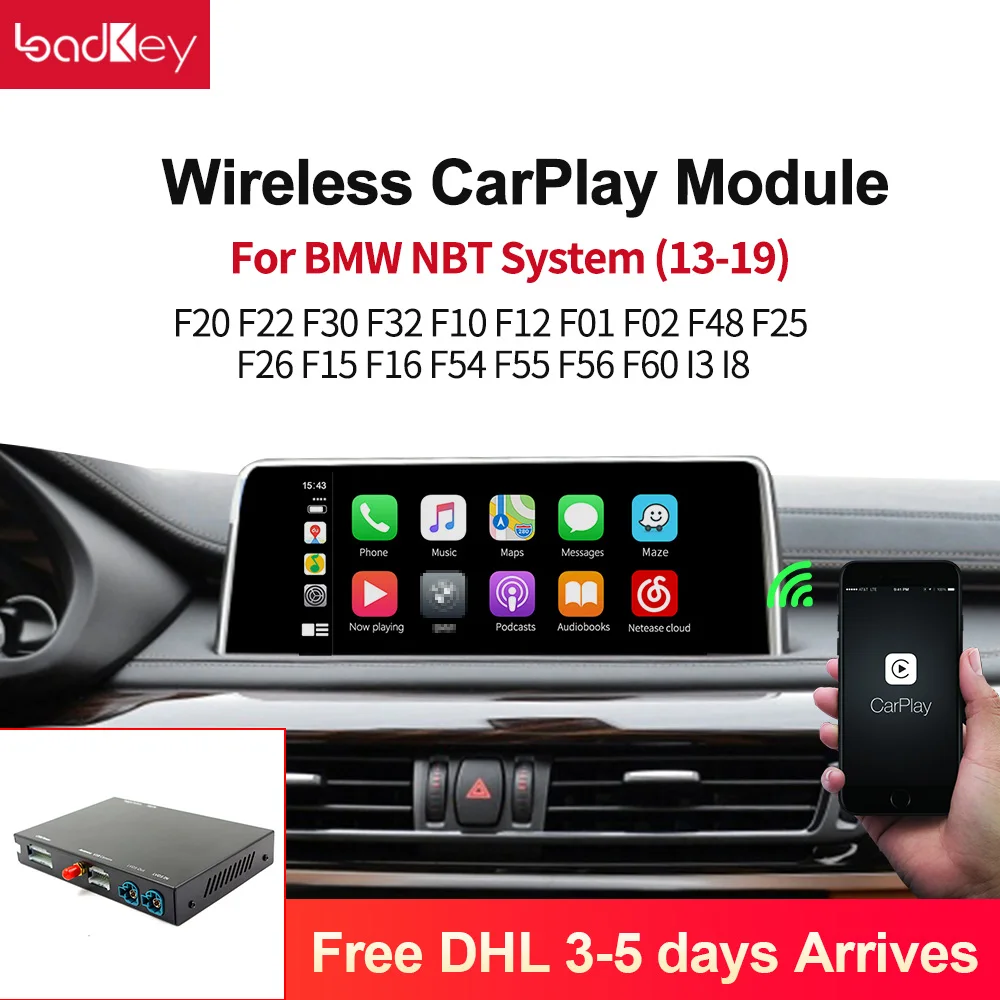 Loadkey Wirless Decoder for BMW NBT System F20 F22 F30 F32 F10F12 X1-X6 Series 2013-2016 Wirless Carplay Android Auto Multimedia
Loadkey Wirless Decoder for BMW NBT System F20 F22 F30 F32 F10F12 X1-X6 Series 2013-2016 Wirless Carplay Android Auto Multimedia