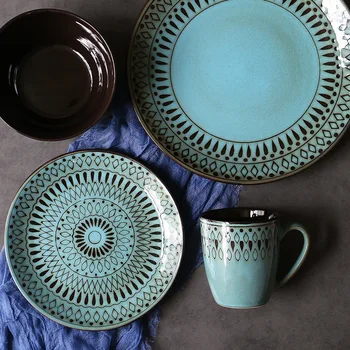 Tableware Ceramic Dinner Plate Set Dish 8/10 Inch Porcelain Cute Dessert Plate Dinnerware Vintage Home Salad Bowl Steak Plate
Tableware Ceramic Dinner Plate Set Dish 8/10 Inch Porcelain Cute Dessert Plate Dinnerware Vintage Home Salad Bowl Steak Plate