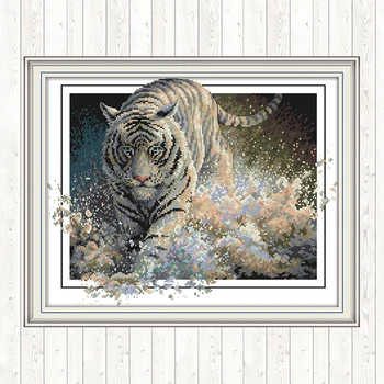 Tiger Patterns Cross Stitch Fabric Printed Canvas Aida 14ct 11ct DMC Cotton Thread DIY Crafts Count Cross Stitch Needlework Sets
Tiger Patterns Cross Stitch Fabric Printed Canvas Aida 14ct 11ct DMC Cotton Thread DIY Crafts Count Cross Stitch Needlework Sets