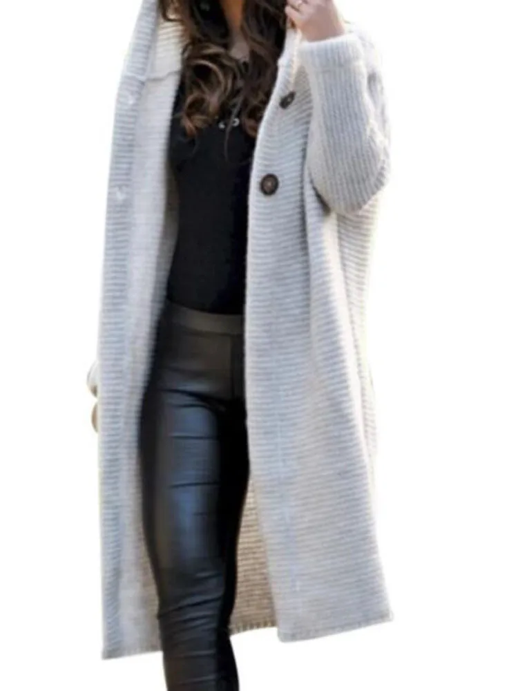XXXL 2019 Autumn Winter Hooded Long Cardigan Women Casual Long Sleeve Korean Sweater Coat Loose Knitted Cardigans
XXXL 2019 Autumn Winter Hooded Long Cardigan Women Casual Long Sleeve Korean Sweater Coat Loose Knitted Cardigans