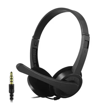 Gaming Wired Computer Headset Adjustable Band Over Ear 3.5mm Jack Portable With Mic Plug And Play PVC Omnidirectional Universal
Gaming Wired Computer Headset Adjustable Band Over Ear 3.5mm Jack Portable With Mic Plug And Play PVC Omnidirectional Universal