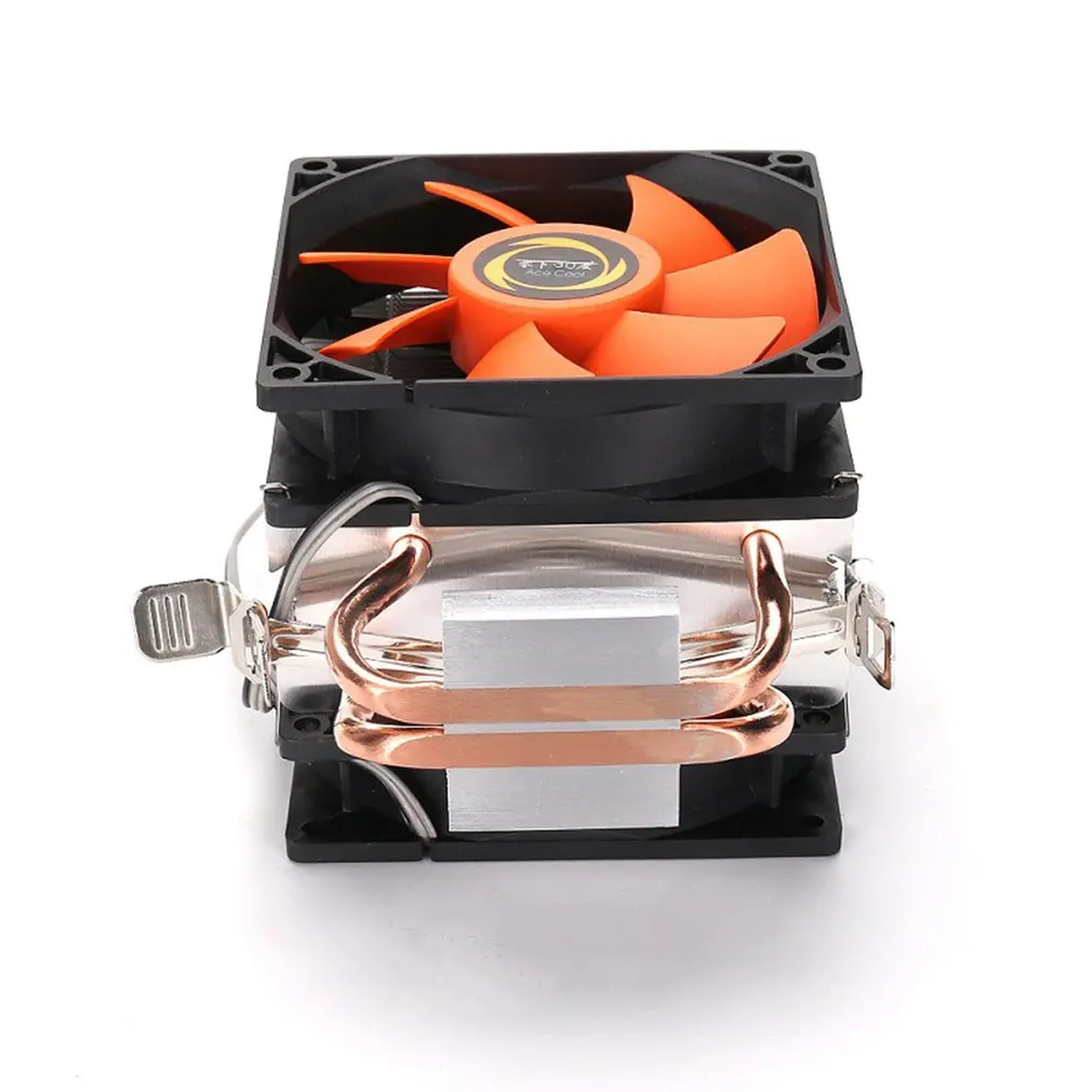 CPU Cooler Heatpipe Fans Quiet Heatsink Radiator Heat Pipes Two Fine Copper for Intel EDUP Oil Bearing Processor Universal
CPU Cooler Heatpipe Fans Quiet Heatsink Radiator Heat Pipes Two Fine Copper for Intel EDUP Oil Bearing Processor Universal