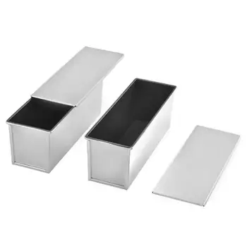 Rectangular Bread Mold Toast Box Baking Cake Sandwich Molds Small Non-stick Bellows Cover Baking Tools French Bread Baked Oven
Rectangular Bread Mold Toast Box Baking Cake Sandwich Molds Small Non-stick Bellows Cover Baking Tools French Bread Baked Oven