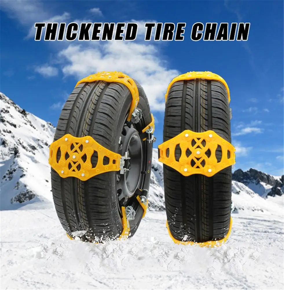 8 Pcs Car Tire Anti Skid Chains Universal Vehicles Wheels Tyre Snow Chain Thickened TPU For Cars SUV Snow Sand Mud Road Safety
8 Pcs Car Tire Anti Skid Chains Universal Vehicles Wheels Tyre Snow Chain Thickened TPU For Cars SUV Snow Sand Mud Road Safety