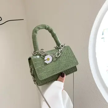 Mini Small Square bag 2020 New Quality PU Leather Women's Handbag Flower Alligator Pattern Chain Shoulder Top Handle Bags totes
Mini Small Square bag 2020 New Quality PU Leather Women's Handbag Flower Alligator Pattern Chain Shoulder Top Handle Bags totes