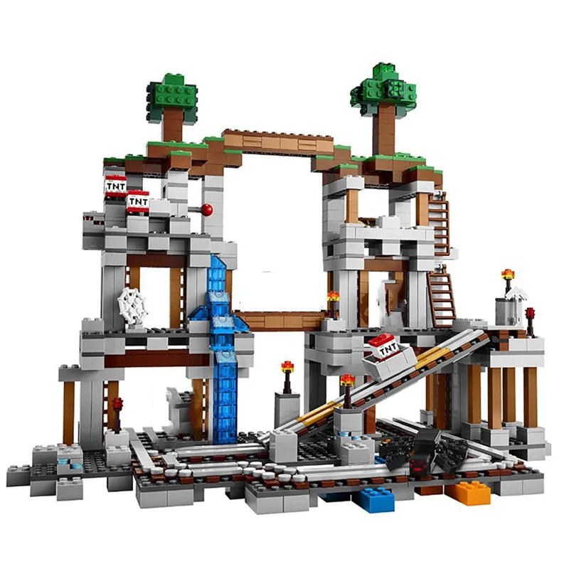 Legoing Minecraft Blocks 922Pcs The Mine My World Figures Set Building Blocks Toys For Children Compatible Legoings Minecrafted
Legoing Minecraft Blocks 922Pcs The Mine My World Figures Set Building Blocks Toys For Children Compatible Legoings Minecrafted