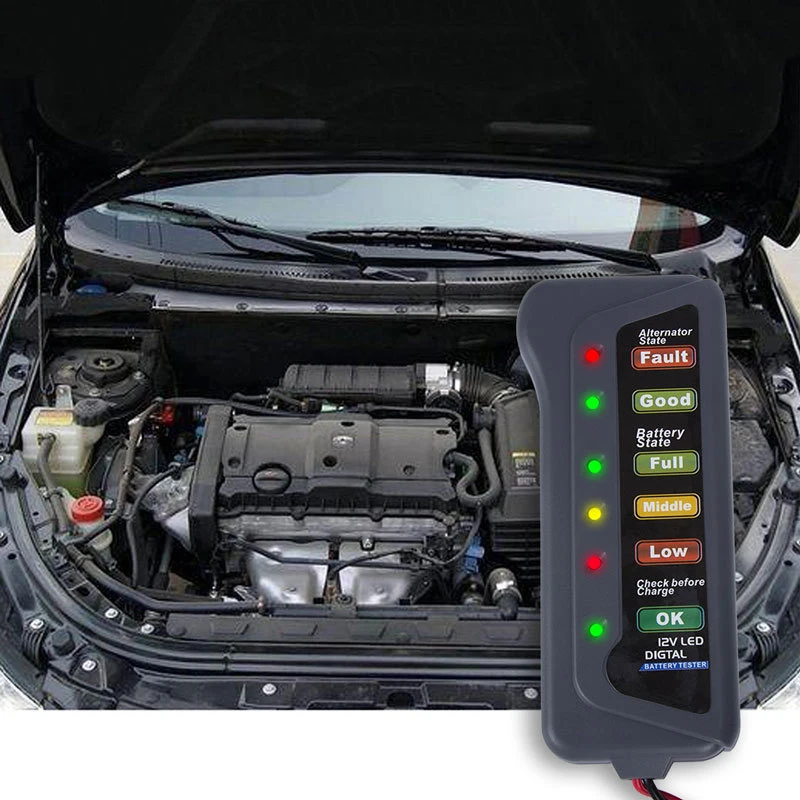 Car Motorcycle LED Digital Battery Load Alternator Tester Analyzer Display Indicate Auto Repair Charger Tool Accessories
Car Motorcycle LED Digital Battery Load Alternator Tester Analyzer Display Indicate Auto Repair Charger Tool Accessories
