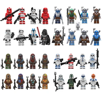 8pcs/set DISNEY Star Imperial Stormtroopers Building Blocks Luke Skywalker Paz Vizla Ovi-wan Wars Action Figures Boys Girls Toys
8pcs/set DISNEY Star Imperial Stormtroopers Building Blocks Luke Skywalker Paz Vizla Ovi-wan Wars Action Figures Boys Girls Toys