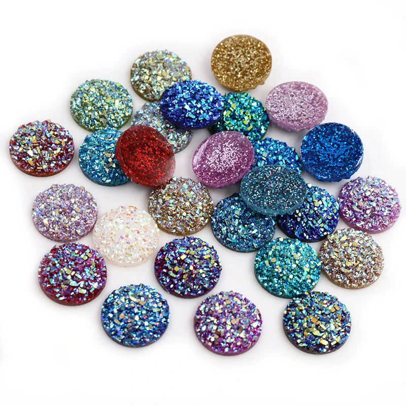 New Fashion 40pcs 8/10/12mm Mix AB Colors FlatBack Druzy Resin Cabochons For Bracelet Earrings DIY Jewelry Making Accessories
New Fashion 40pcs 8/10/12mm Mix AB Colors FlatBack Druzy Resin Cabochons For Bracelet Earrings DIY Jewelry Making Accessories