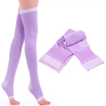 

Anti-varicose Stocking Breathable Over Knee socks Leg Slim ThighFat Burn Pantyhose for girls sleep wearable Prevent Varicose
