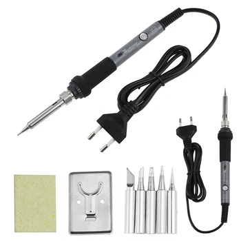 60W Electric Soldering Iron Adjustable Temperature 220V / 110V Welding Solder iron Rework Station Desoldering Repair Accessories 
60W Electric Soldering Iron Adjustable Temperature 220V / 110V Welding Solder iron Rework Station Desoldering Repair Accessories