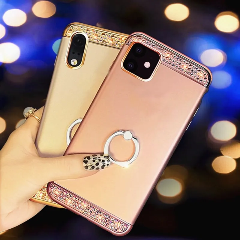 Модный жесткий чехол для iPhone Xs max XR X 7 8 со стразами iphone 6 6s plus 5 5S se|Бамперы| |