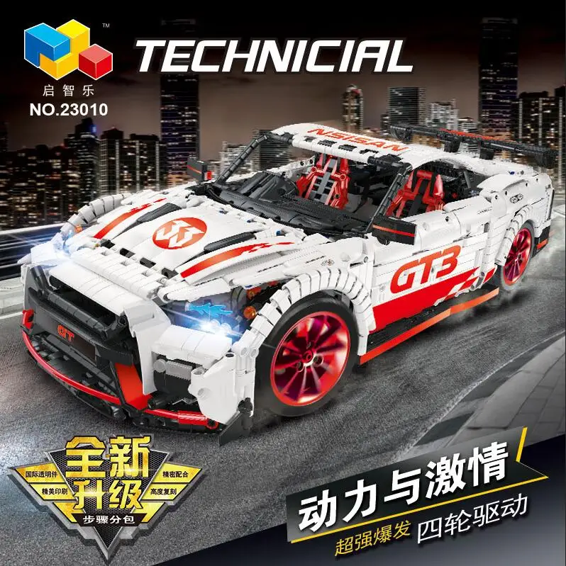 Technic series The Nismo Nissan GTR GT3 Speed Racing Sport Car Model Kit Building Blocks Bricks Kids Toys Fit legoed Moc-25326
Technic series The Nismo Nissan GTR GT3 Speed Racing Sport Car Model Kit Building Blocks Bricks Kids Toys Fit legoed Moc-25326
