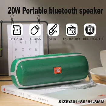 

Wireless Bluetooth speakers 20W column Portable waterproof subwoofer soundbar hifi stereo boombox sound system support FM radio