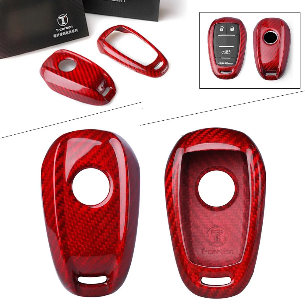 Real Carbon Fiber Car Remote Key Shell Cover Case For Alfa Romeo Giulia Stelvio Red 
Real Carbon Fiber Car Remote Key Shell Cover Case For Alfa Romeo Giulia Stelvio Red