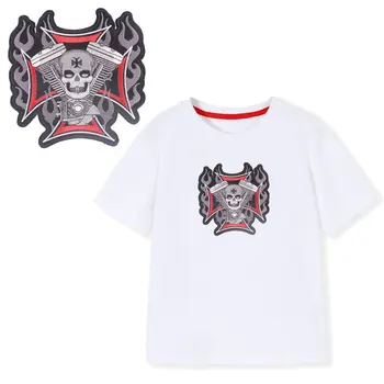 Skull Feather Eagle Heat Transfer Patches For Stripe Clothes Patch A-level Washable Iron On Applique DIY Clothing Sticker
Skull Feather Eagle Heat Transfer Patches For Stripe Clothes Patch A-level Washable Iron On Applique DIY Clothing Sticker