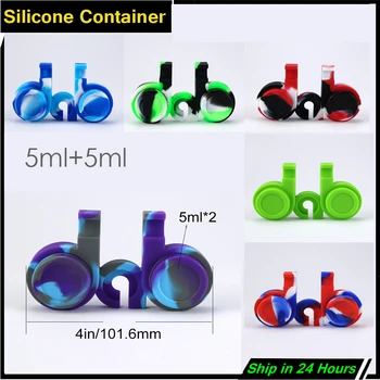 2PCS 5ml Non-Stick Silicone Container herb case Food Grade Jar Wax box rubber tobacco Storage for Home Smoke weed accesssories
2PCS 5ml Non-Stick Silicone Container herb case Food Grade Jar Wax box rubber tobacco Storage for Home Smoke weed accesssories