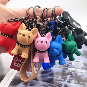 Boho Punk Bulldog Keychain Silicone Dog Key Chains for Women Bag Charm Trinket Men Car Key Ring Leather Pendant Liuding Key Ring
Boho Punk Bulldog Keychain Silicone Dog Key Chains for Women Bag Charm Trinket Men Car Key Ring Leather Pendant Liuding Key Ring