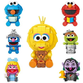 Mini Sesamea Streeted Model Building Blocks Cartoon Random Surprise Blind Box Figures Bricks Assembly Toys For Children Gift
Mini Sesamea Streeted Model Building Blocks Cartoon Random Surprise Blind Box Figures Bricks Assembly Toys For Children Gift