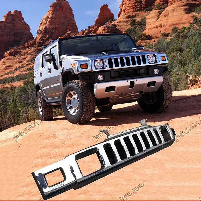 ABS Chromed Car Parts Fit For Hummer H2 2003 2004 2005 2006 2007 2008 2009 Front Grilles Grill Mesh 1pcs
ABS Chromed Car Parts Fit For Hummer H2 2003 2004 2005 2006 2007 2008 2009 Front Grilles Grill Mesh 1pcs