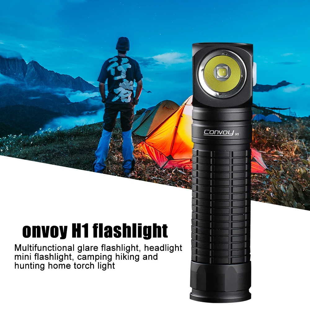 Convoy H1 CREE XML2 Multi-Function Headlight Flashlight Neutral White 4200K Suitable For Camping, Hiking Hunting And Family Use
Convoy H1 CREE XML2 Multi-Function Headlight Flashlight Neutral White 4200K Suitable For Camping, Hiking Hunting And Family Use