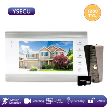 YSECU 7 Inch 1200TVL Video intercom Russian and English Panels Built-in Power Supply Supported Video Door Phone Recording 16GB
YSECU 7 Inch 1200TVL Video intercom Russian and English Panels Built-in Power Supply Supported Video Door Phone Recording 16GB