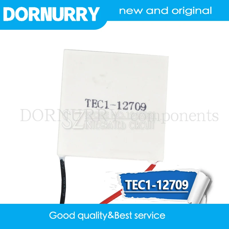 1PCS TEC1-12709 Thermoelectric Cooler Peltier Elemente Module 40*40mm 12709 DORNURRY
1PCS TEC1-12709 Thermoelectric Cooler Peltier Elemente Module 40*40mm 12709 DORNURRY