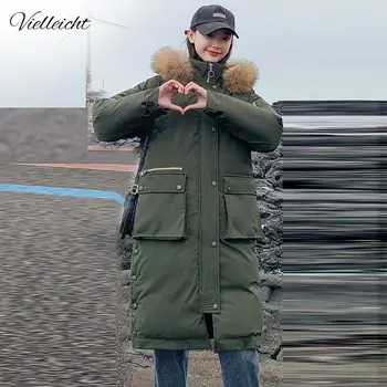 Vielleicht Military Thick Parka Overcoat Winter Warm Fashion Fur Hooded Outerwear Coats 2019 Winter Jacket Women Coat Female
Vielleicht Military Thick Parka Overcoat Winter Warm Fashion Fur Hooded Outerwear Coats 2019 Winter Jacket Women Coat Female