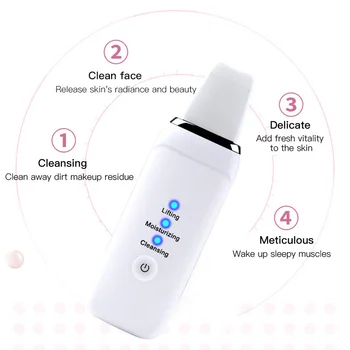 Ultrasonic Skin Scrubber Deep Face Cleaning Machine Peeling Shovel Cleaner Facial Pore Skin Scrubber Lift SPA Skin Tool Care
Ultrasonic Skin Scrubber Deep Face Cleaning Machine Peeling Shovel Cleaner Facial Pore Skin Scrubber Lift SPA Skin Tool Care