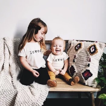 2020 Baby Girls Clothes Casual Tops Tees T Shirt Toddler Infant Kids Short Sleeve Fashion Letter Printed Boy's Clothing
2020 Baby Girls Clothes Casual Tops Tees T Shirt Toddler Infant Kids Short Sleeve Fashion Letter Printed Boy's Clothing