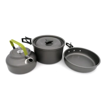 Set of Pot Tea Set 2-3 People Set Pot and Teapot Camping Cookware Combination Without Tableware
Set of Pot Tea Set 2-3 People Set Pot and Teapot Camping Cookware Combination Without Tableware