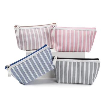 New Fashion Classic Stripe Cosmetic Bag Women Make Up Bag Travel Portable Makeup Bag Toiletry Bag Polyester Pouch 4 Color
New Fashion Classic Stripe Cosmetic Bag Women Make Up Bag Travel Portable Makeup Bag Toiletry Bag Polyester Pouch 4 Color