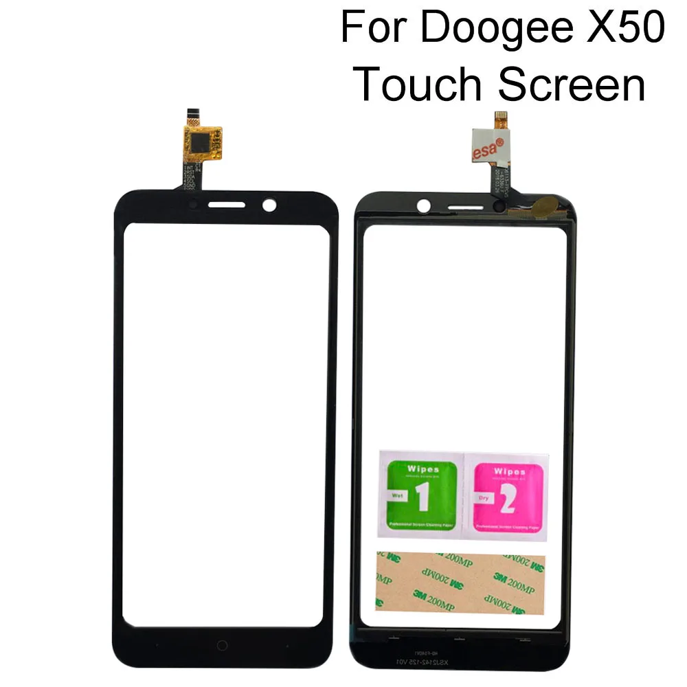Touch Screen For Doogee X50 X50L Touch Screen Front Glass Digitizer Panel Sensor Glass 5'' Mobile Tools 3M Glue
Touch Screen For Doogee X50 X50L Touch Screen Front Glass Digitizer Panel Sensor Glass 5'' Mobile Tools 3M Glue