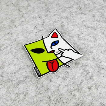 NO.S088 Hot Fashion Trend Cartoon Funny Cat Alien Car Motorcycle Bicycle Decoration 3M Stickers and Decals
NO.S088 Hot Fashion Trend Cartoon Funny Cat Alien Car Motorcycle Bicycle Decoration 3M Stickers and Decals