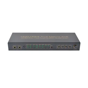 Jh-Hdmx0014M1 Version 2.0 4X2 Matrix 4K60Hz Hdmi 2.0 True Matrix 4X2 Suitable For Home Cinema Villa Shopping Mall
Jh-Hdmx0014M1 Version 2.0 4X2 Matrix 4K60Hz Hdmi 2.0 True Matrix 4X2 Suitable For Home Cinema Villa Shopping Mall