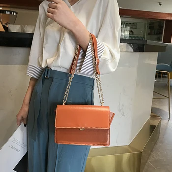 Temperament Western style female 2020 new Korean fashion casual simple wild chain shoulder messenger small square bag
Temperament Western style female 2020 new Korean fashion casual simple wild chain shoulder messenger small square bag