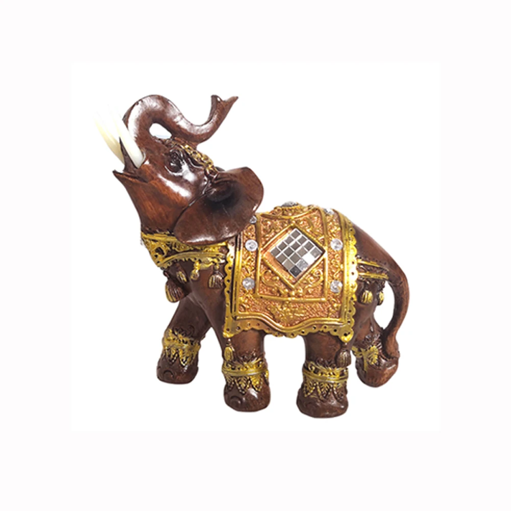 Lovely Vividly Brown Resin Crafts Figurine Wealth Lucky Sculpture Gift Elephant Statue Home Decoration Carved Office
Lovely Vividly Brown Resin Crafts Figurine Wealth Lucky Sculpture Gift Elephant Statue Home Decoration Carved Office