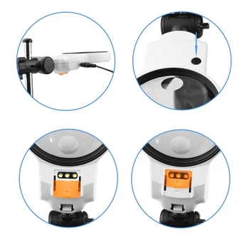 Magnifier with Warm and Cold Color Temperature LED Light 3.5X 5.25X Magnifier Soldering Helping Hand Auxiliary Clamp Alligator C
Magnifier with Warm and Cold Color Temperature LED Light 3.5X 5.25X Magnifier Soldering Helping Hand Auxiliary Clamp Alligator C