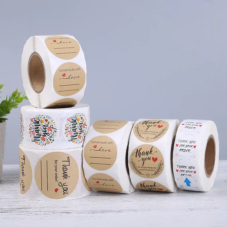L Size/38mm 500pcs Round Natural Kraft Thank You Sticker Scrapbooking Sealing Label for Business Gift Packaging Baking Handmade
L Size/38mm 500pcs Round Natural Kraft Thank You Sticker Scrapbooking Sealing Label for Business Gift Packaging Baking Handmade