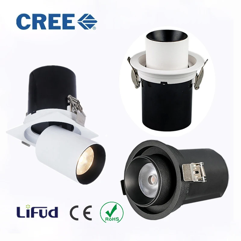 white Black Recessed adjustment LED COB dimmable Downlights 85-265VAC 10W 20W LED Ceiling Lamp Spot
white Black Recessed adjustment LED COB dimmable Downlights 85-265VAC 10W 20W LED Ceiling Lamp Spot