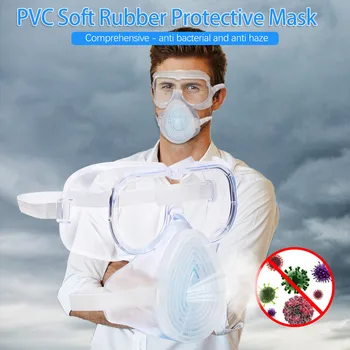 Protective Safety Goggles Set Cycling Goggles Wide Vision Vent Anti-Fog Splash Ear loop Face Hypoallergenic Dust-proof Masks
Protective Safety Goggles Set Cycling Goggles Wide Vision Vent Anti-Fog Splash Ear loop Face Hypoallergenic Dust-proof Masks