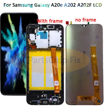 For Samsung Galaxy A20e A202 A202F A202DS Display Touch Screen Digitizer Assembly A202 A202F/DS For SAMSUNG A20e LCD with frame
For Samsung Galaxy A20e A202 A202F A202DS Display Touch Screen Digitizer Assembly A202 A202F/DS For SAMSUNG A20e LCD with frame