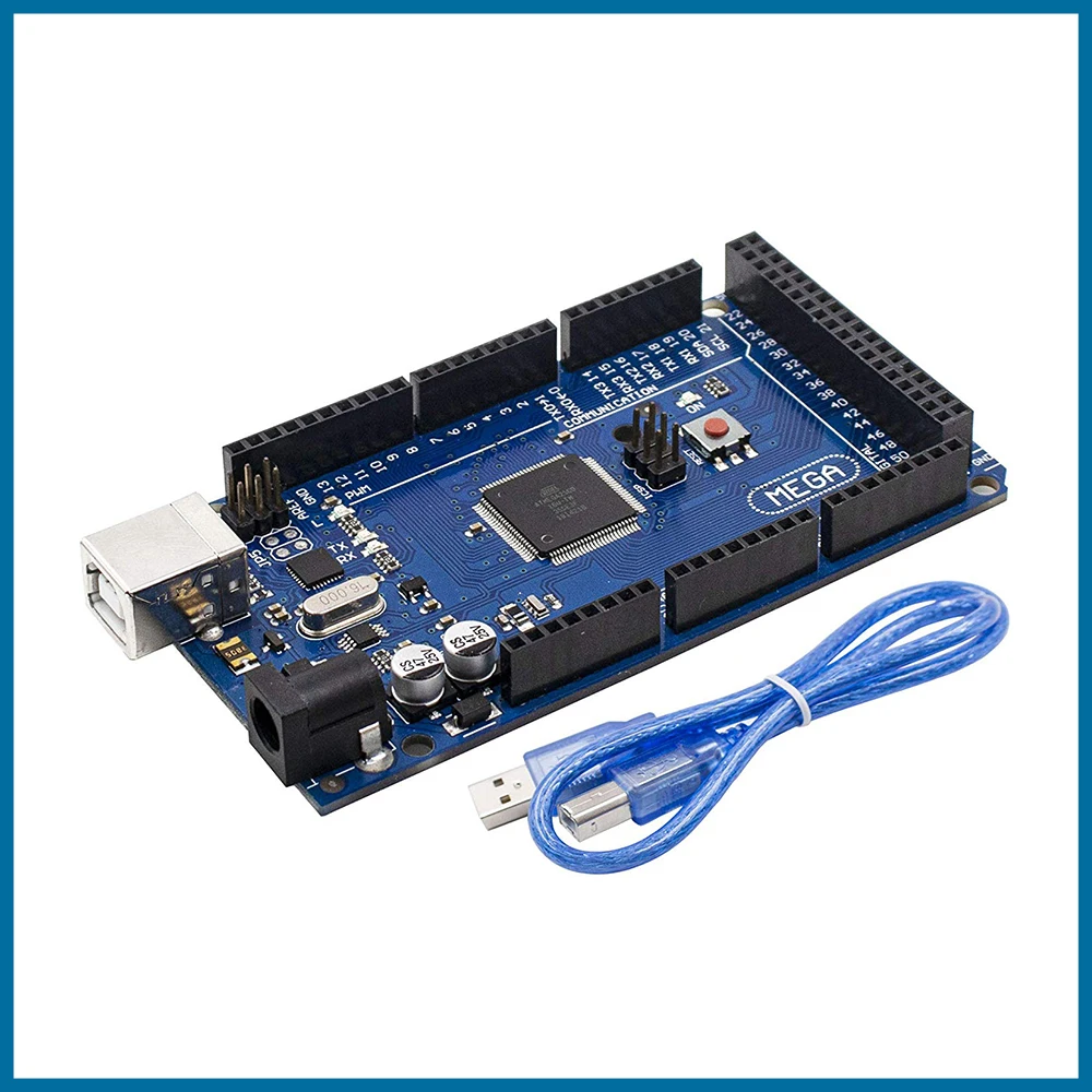 S ROBOT Arduino Mega 2560 R3 ATmega2560-16AU Board +USB Cable Compatible Arduino Module EC14
S ROBOT Arduino Mega 2560 R3 ATmega2560-16AU Board +USB Cable Compatible Arduino Module EC14